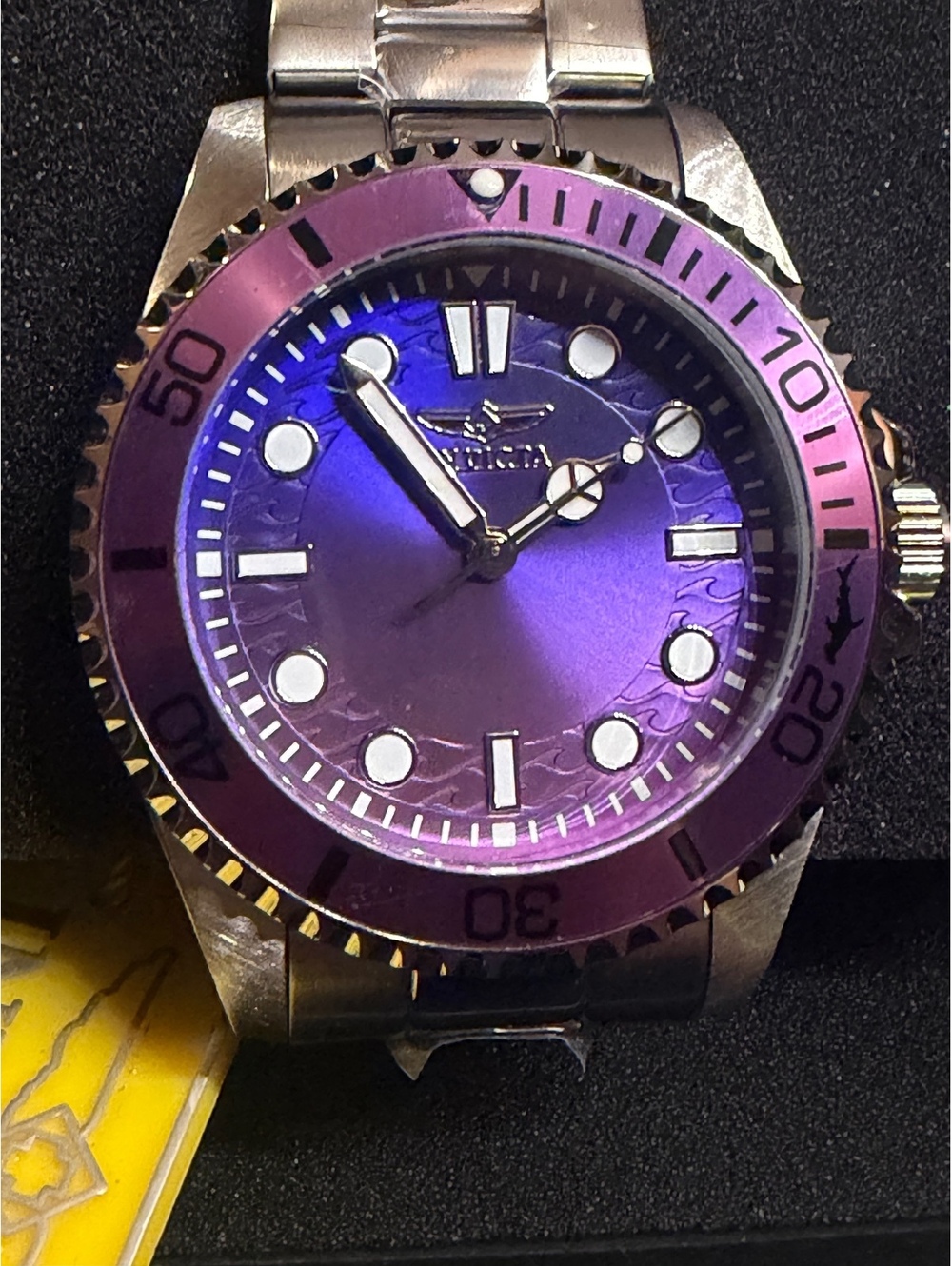 $249 BRAND NEW INVICTA PRO DIVER PURPLE FACE 43mm WATCH - Picture 5 of 9